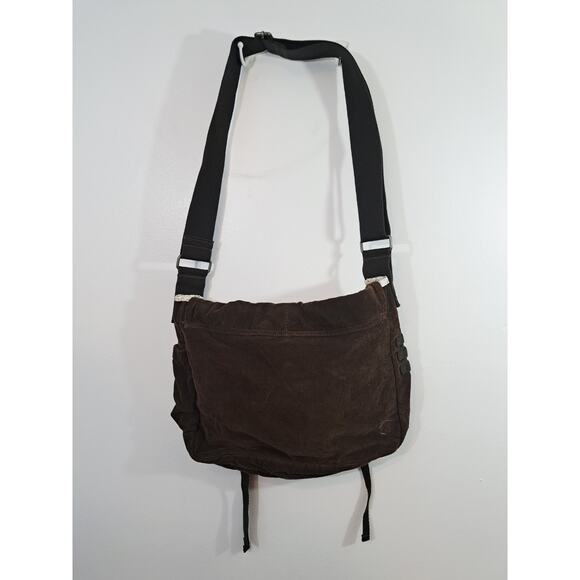 Fox Racing Brown Corduroy Messanger Bag Cross Body - Picture 2 of 6